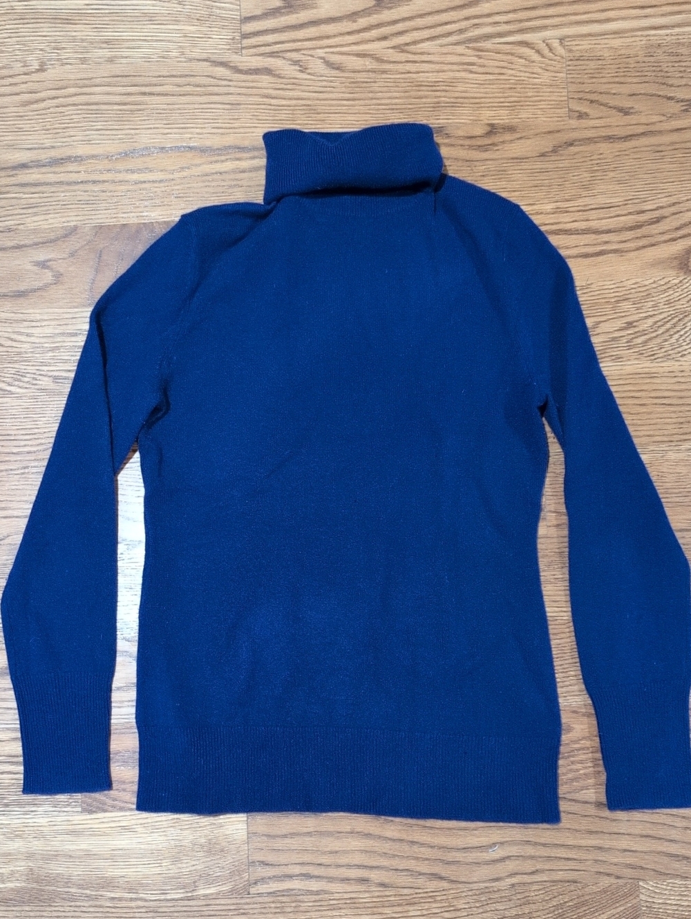 Alex Marie Cashmere Royal Blue Turtleneck Sweater - Ladies